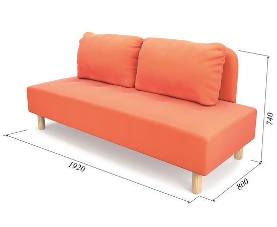 Диван Свельд Орто Textile Coral, КОД:АНД148240, images №11, magsale.ru