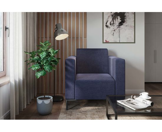 Кресло Ник Textile Blue, КОД:АНД20774, images №6, magsale.ru