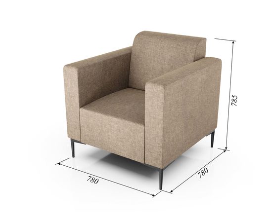 Кресло Ник Textile Beige, КОД:АНД20771, images №5, magsale.ru