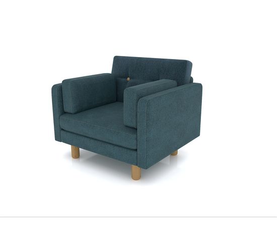 Кресло Ингвар Velvet Ocean, КОД:АНД157456, images №3, magsale.ru