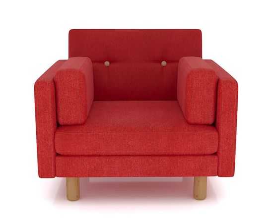 Кресло Ингвар Velvet Red, КОД:АНД157457, images №1, magsale.ru