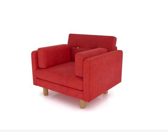 Кресло Ингвар Velvet Red, КОД:АНД157457, images №3, magsale.ru