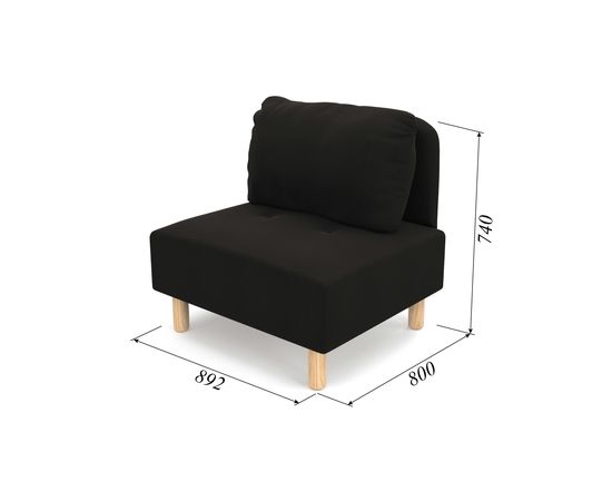 Кресло Свельд Textile Black, КОД:АНД233739, images №11, magsale.ru