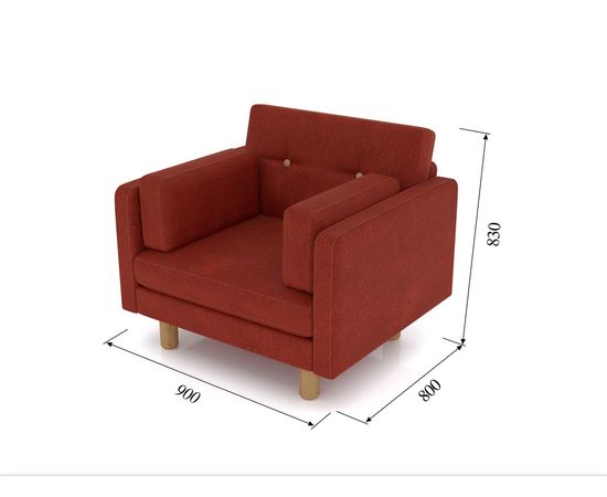 Кресло Ингвар Velvet Terra, КОД:АНД157458, images №2, magsale.ru