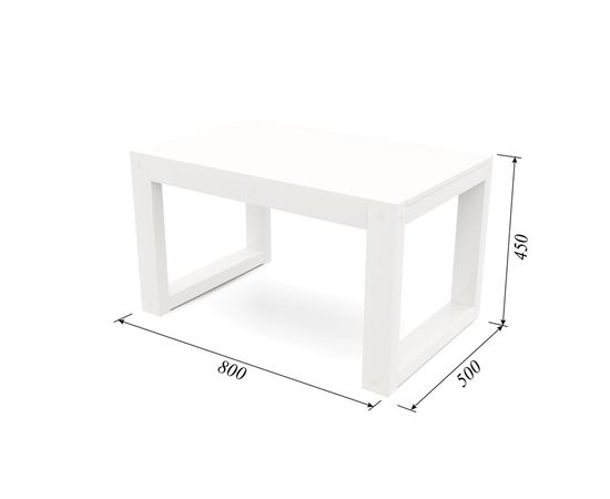 Столик журнальный Амбер Белый, КОД:АНД21851, images №2, magsale.ru