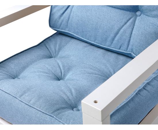 Кресло Астер Textile Белый Blue, КОД:АНД163341, images №3, magsale.ru