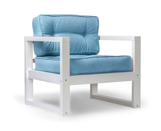 Кресло Астер Textile Белый Blue, КОД:АНД163341, images №2, magsale.ru