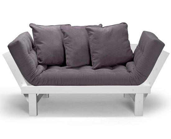 Кушетка Свен Velvet Белая, КОД:АНД150198, images №1, magsale.ru