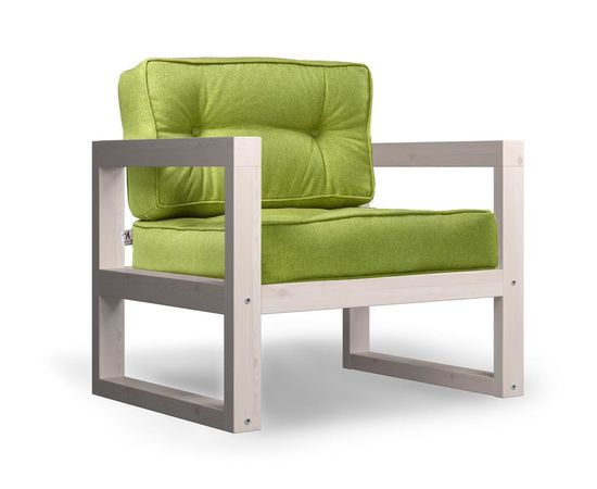 Кресло Астер Textile Беленый дуб Green, КОД:АНД163345, images №4, magsale.ru