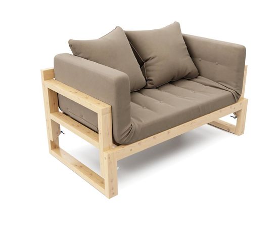 Кушетка Амбер Вельвет Сосна Beige, КОД:АНД21876, images №4, magsale.ru