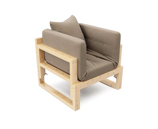 Кресло Амбер Velvet Сосна Beige, КОД:АНД21863, images №4, magsale.ru