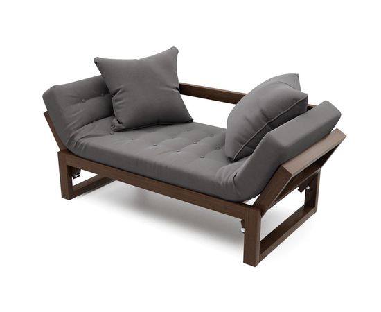 Кушетка Амбер Вельвет Орех Grey, КОД:АНД21868, images №2, magsale.ru