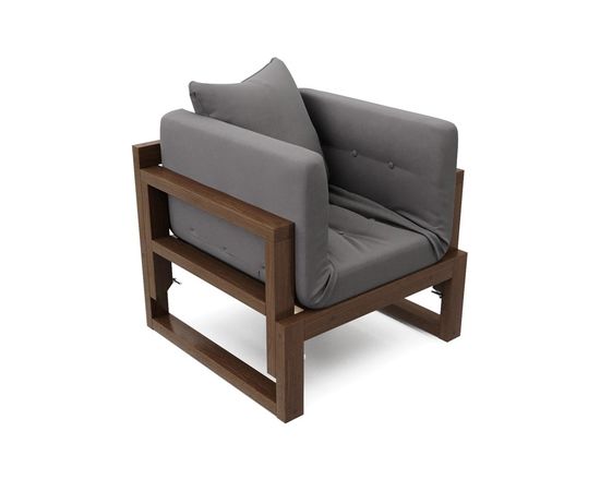 Кресло Амбер Velvet Орех Grey, КОД:АНД21864, images №4, magsale.ru