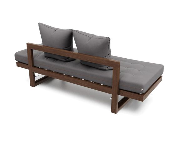 Кушетка Амбер Вельвет Орех Grey, КОД:АНД21868, images №5, magsale.ru