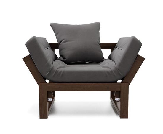 Кресло Амбер Velvet Орех Grey, КОД:АНД21864, images №1, magsale.ru