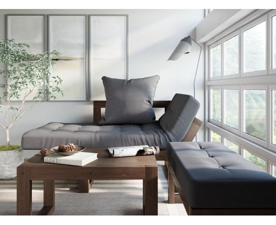 Кресло Амбер Velvet Орех Grey, КОД:АНД21864, images №7, magsale.ru