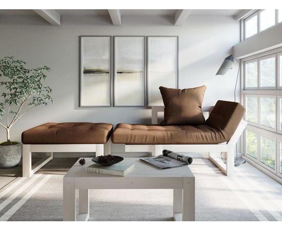 Кресло Амбер Textile  Беленый Дуб Brown, КОД:АНД122333, images №7, magsale.ru