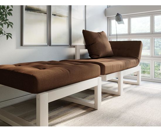 Кресло Амбер Textile  Беленый Дуб Brown, КОД:АНД122333, images №8, magsale.ru