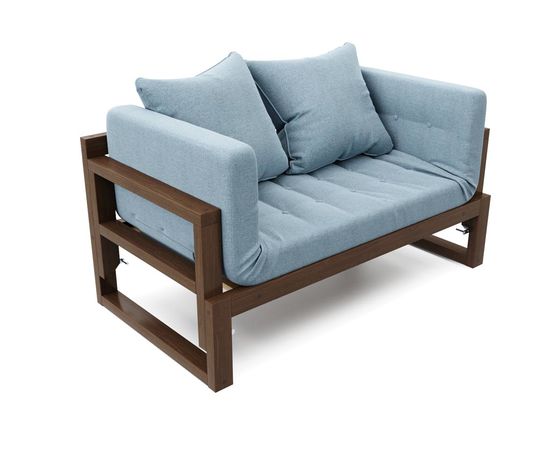 Кушетка Амбер Textile Орех Blue, КОД:АНД19440, images №4, magsale.ru