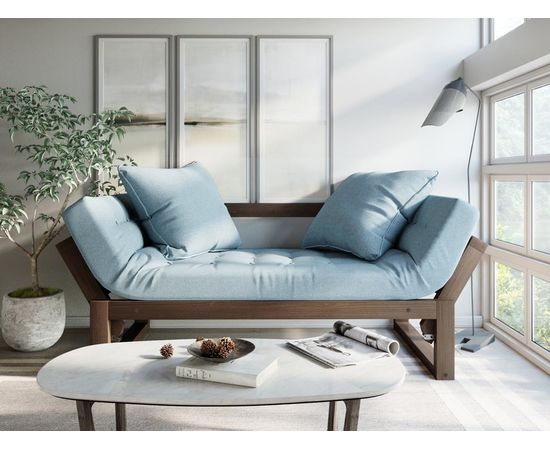Кушетка Амбер Textile Орех Blue, КОД:АНД19440, images №7, magsale.ru