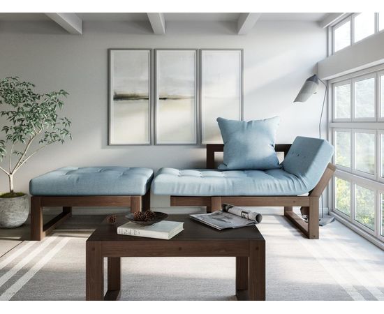 Кресло Амбер Textile Орех Blue, КОД:АНД122329, images №7, magsale.ru