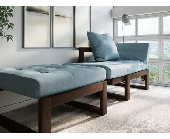 Кресло Амбер Textile Орех Blue, КОД:АНД122329, images №8, magsale.ru