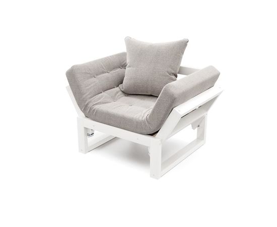 Кресло Амбер Textile Белая эмаль Grey, КОД:АНД122334, images №2, magsale.ru