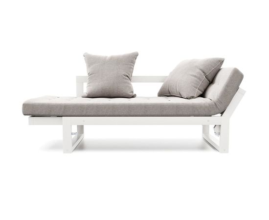 Кушетка Амбер Textile Белая эмаль Grey, КОД:АНД19295, images №3, magsale.ru