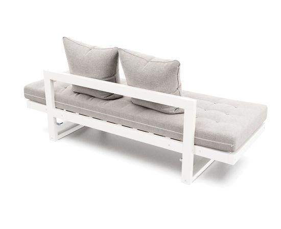 Кушетка Амбер Textile Белая эмаль Grey, КОД:АНД19295, images №5, magsale.ru