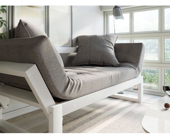 Кушетка Амбер Textile Белая эмаль Grey, КОД:АНД19295, images №8, magsale.ru