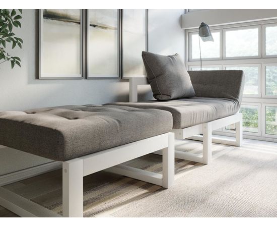 Кресло Амбер Textile Белая эмаль Grey, КОД:АНД122334, images №8, magsale.ru