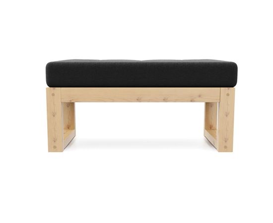 Банкетка Амбер Textile Сосна Black, КОД:АНД21845, images №2, magsale.ru