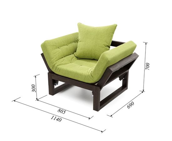 Кресло Амбер Textile Венге Green, КОД:АНД122134, images №6, magsale.ru