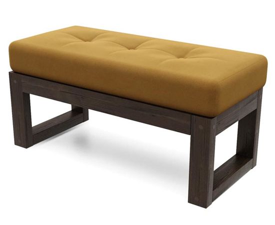 Банкетка Амбер Velvet Венге Mustard, КОД:АНД21846, images №1, magsale.ru