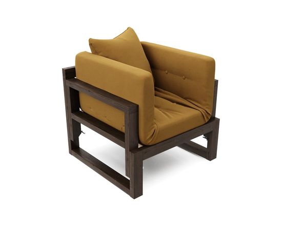 Кресло Амбер Velvet Венге Mustard, КОД:АНД21862, images №4, magsale.ru