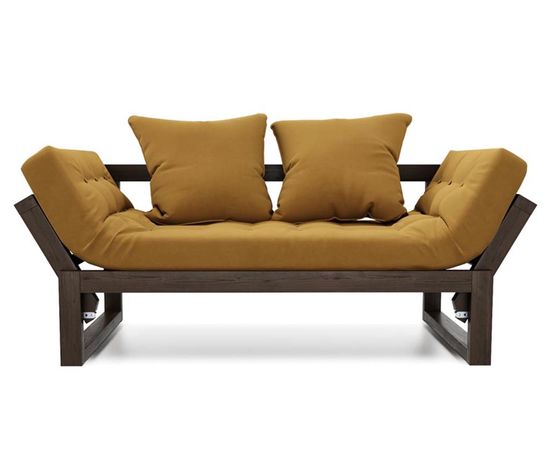 Кушетка Амбер Вельвет Венге Mustard, КОД:АНД21861, images №1, magsale.ru