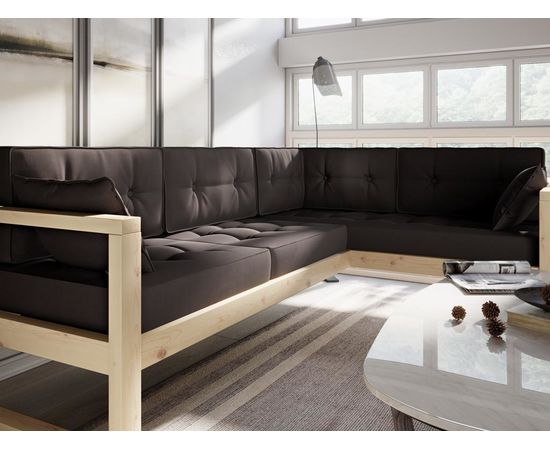 Диван Астер Угловой Velvet Сосна Stone, КОД:АНД2246998892, images №7, magsale.ru