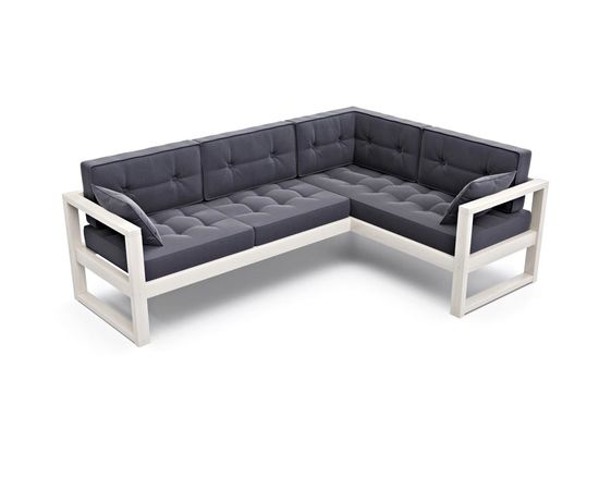 Диван Астер Угловой Velvet Беленый дуб Gray, КОД:АНД2246968885, images №3, magsale.ru