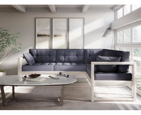 Диван Астер Угловой Velvet Беленый дуб Gray, КОД:АНД2246968885, images №6, magsale.ru