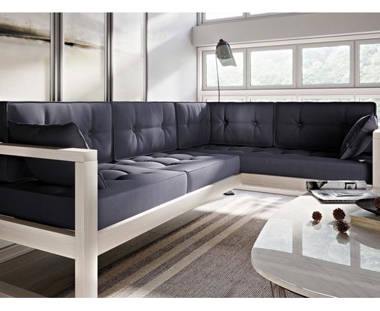 Диван Астер Угловой Velvet Беленый дуб Gray, КОД:АНД2246968885, images №7, magsale.ru