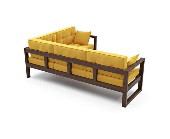 Диван Астер Угловой Velvet Орех Yellow, КОД:АНД2246988887, images №4, magsale.ru