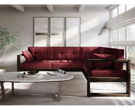 Диван Астер Угловой Velvet Венге Red, КОД:АНД2246978890, images №6, magsale.ru