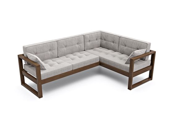 Диван Астер Угловой Textile Орех Gray, КОД:АНД222694, images №3, magsale.ru