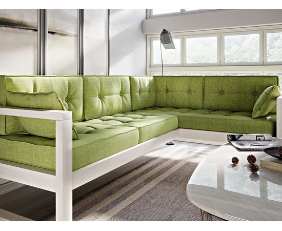 Диван Астер Угловой Textile Беленый Дуб Green, КОД:АНД222692, images №7, magsale.ru