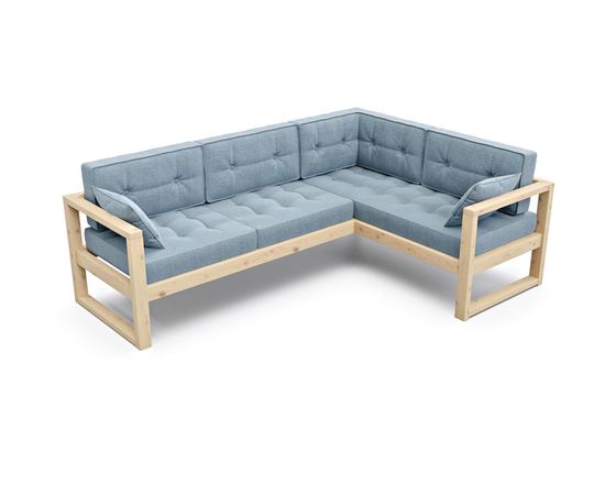 Диван Астер Угловой Textile Сосна Blue, КОД:АНД222695, images №3, magsale.ru