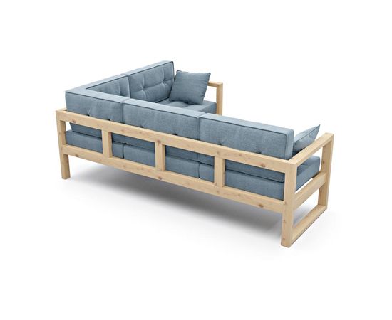 Диван Астер Угловой Textile Сосна Blue, КОД:АНД222695, images №4, magsale.ru