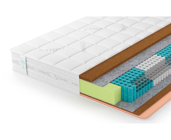 Матрас Lonax Cocos Medium Econom S1000 5 Zone, КОД:14910, images №2, magsale.ru