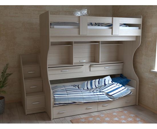 Двухъярусная кровать-трансформер Дуэт-4, КОД:SL404, images №3, magsale.ru
