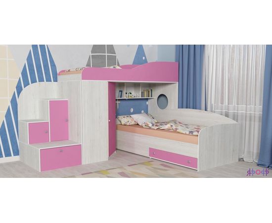 Двухъярусная кровать Кадет-2, КОД:ЯКД22, images №8, magsale.ru