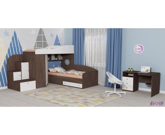 Двухъярусная кровать Кадет-2, КОД:ЯКД22, images №6, magsale.ru